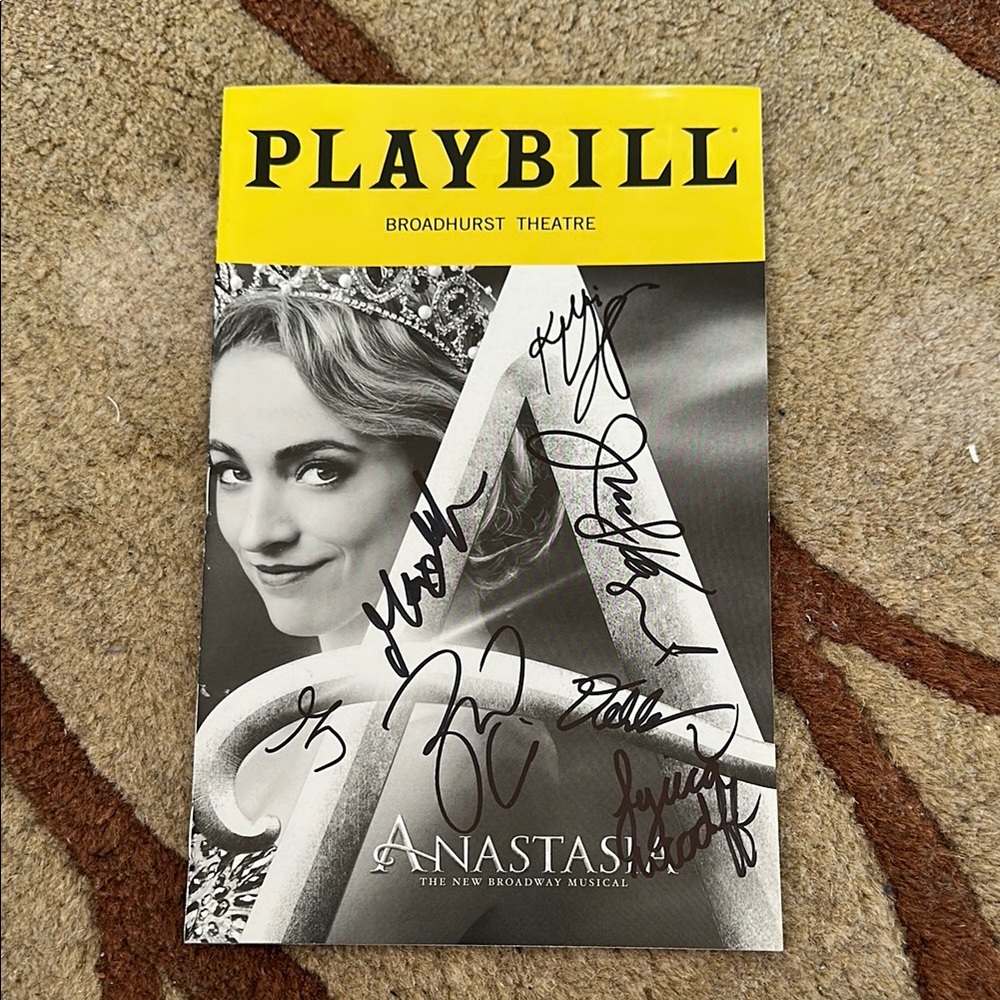 Anastasia Broadway Playbill